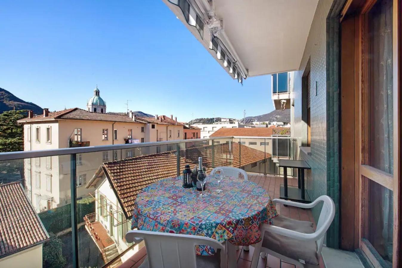 Appartamento House Of Roses Con Vista Duomo 科莫 外观 照片